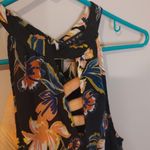 As You Wish As U Wish Size Medium M Jumpsuit Wide Leg Floral Flowers Sleeveless Chic Photo 8