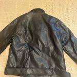 Abercrombie & Fitch  Black Leather Jacket Photo 5