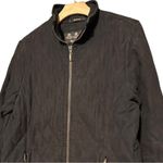 Barbour Women’s Size 8 Black Cashmere Touch Classic Mid Length Quilted Jacket Photo 3