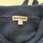 J.Crew Heritage Cotton Rollneck™ Sweater Stripe Navy Blue White Photo 4