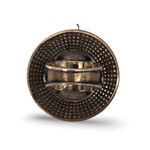 Amy Kahn Russell Bronze Art Deco Ring | Unique Statement Piece Blue Size 8 Photo 1