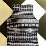 Opening Ceremony Knit Bodycon Mini Dress Stretchy Jagged Lines Periwinkle Purple Photo 8