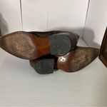 Frye Daisy Duke Western Brown & Gold Leather Boots W/Rhinestones Studs S 10-EUC Photo 7