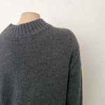 BP [.] Charcoal Gray Mock Neck Long Sleeve Sweater Dress NWT Size Large L Photo 8