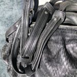 Kooba  Black Leather Mesh Purse Handbag Photo 6