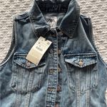 ZARA  Sleeveless Denim Romper/Playsuit Photo 2