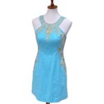 Lilly Pulitzer  Dress 2 Cocktail Embroidered Beaded Classic Preppy Resort Cruise Photo 9