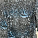 cj banks  zip front tapestry ombré paisley jacket shirt blazer professional plus Photo 2