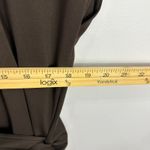 Halara Top M Brown Draped Surplice Athleisure Minimalist Chic Capsule Wardrobe Photo 5