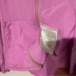 Lilly Pulitzer Luxletic Kapri Striped Quarter Zip Jacket purple Size XS Photo 4