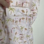 David Warren New York Womens Light Pink Beach Girl Pattern Long Dress Size 10 Photo 5