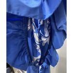 ZARA  Daisy Floral Statement Ruffle Sleeve Midi Dress Size Medium Sweetheart Neck Photo 8