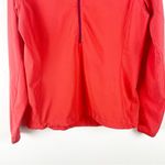 Marmot Orange Lightweight Long Sleeves Half Zip Pullover, Size Medium Photo 9