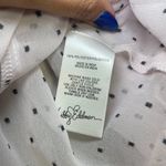 Libby Edelman Long Sleeve Blouse 2XL Ballet Pink Fairy Polka Dot Coquette Sheer Size 2X Photo 6