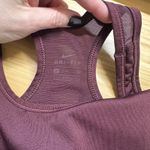 Nike Women's Burgundy Pro Mesh Sports Bra with Velour Logo Detailing,Size S, EUC Photo 2