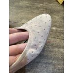 Stuart Weitzman  Suede Ballet Flats Rhinestones‎ Size 5.5 Crystal Embellished Photo 4