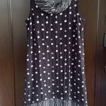 Habitat Like New  Travel Dot Collar Dress Black White Size Small Photo 3