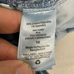 Time & Tru Womens High Rise Denim Button-Front Maxi Skirt Size 16 Photo 4