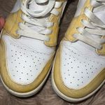 Nike Air Jordan 1 Phat White Wolf Golden Swoosh High Cut Sneaker Size 8 Photo 6