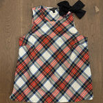 J.Crew Holiday Plaid Tartan Tie Shoulder Sleeveless Top Size 4 Christmas Bow Photo 0