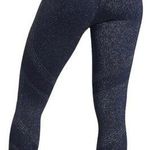 Athleta  Twilight High Waist Active Leggings Navy Blue Silver Shimmer Size Small Photo 1