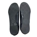 Tory Burch Reva Black Patent Logo Flats Womens Size 9 Ballet Shoes Classic Photo 3