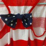 Mon Ami American Flag Striped Racerback Tank Americana Classic Festival USA N/S Red Photo 7