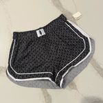 Free People Movement NWT Varsity Blues Printed Shorts Women’s Large Black/White Black Photo 1