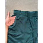 Maurice's Womens Paperbag Shorts Green Elastic Waist Flowy Loose Pockets Sz XL Photo 2