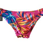 Bar III Paradise Palms Shirred Hipster Bikini Bottoms Floral Pink S Photo 2