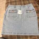 Generation Love  Light Blue Denim Mini Skirt Photo 0