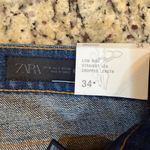 ZARA  Low Rise Straight Leg Jeans Photo 3