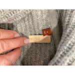 Pilcro Women Medium Cozy Ribbed Turtleneck Sweater Gray Soft Knit Photo 5