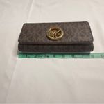 Michael Kors ‎ Brown Monogram Wallet Photo 7