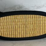 woven straw cambodian boho style Basket tote purse brown cute festival beach Tan Photo 3