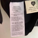 Madewell Silk V-Neck Peplum Top Black Sz XXS Photo 4