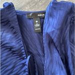 AQUA  navy zebra print tie top 🌷 Photo 8