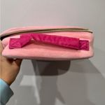 Juicy Couture Pink  velvet travel makeup bag or cosmetic bag Photo 3