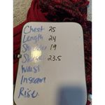 Fashion Bug  Womens Size 22/24W Cardigan Sweater Tank 2 In 1 Red Black Roses Photo 8