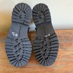 Vince Camuto Popinta Combat Boots Women’s 6.5 M (37) Burgundy Leather Chain Lug Photo 7