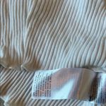 Adika White Ribbed Baby Tee Size Small Photo 4