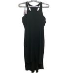 Halara Breezeful Racerback sleeveless High Low Flowy Midi black Dress size XL Photo 1