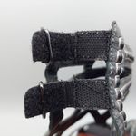 Leon Max All Leather High Heel 4.75" Tall Gray Strappy Shoes Size 8M Sexy Photo 6