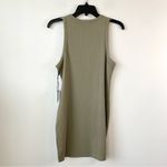 Talentless  Rib Tank Mini Dress Olive Green M Photo 5