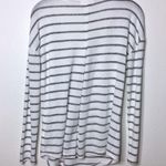 A New Day  Cozy Striped V-Neck Sweater Top Size Small Photo 4