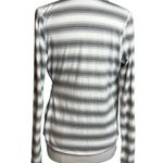 Lululemon radiant long sleeve striped wrap top gray white Photo 1