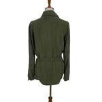 Lucky Brand  Jacket Small Green Utility Button Up Military Style Casual Fall Photo 2