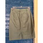 J.Crew  Womens‎ Olive Green A-Line Skirt Straight Photo 6