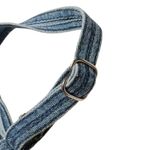 Harley Davidson Vintage Denim Bustier / Biker Jean Corset Tank Top Size 10 Photo 7