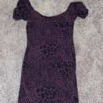Victoria's Secret Purple Animal Print Mini Dress Photo 0